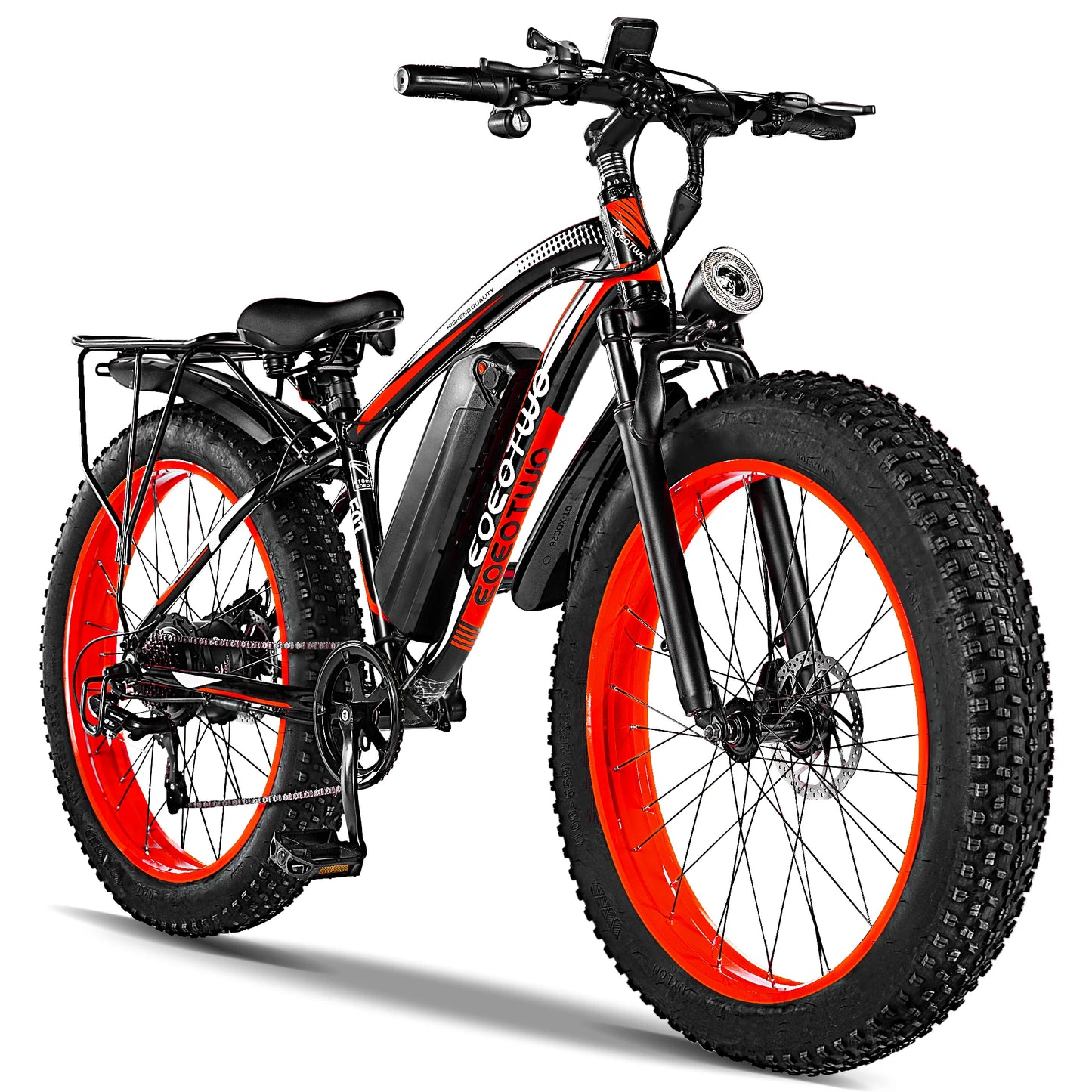 EOEOTWO Electric Mountain Bike 1500W Peak Motor 34MPH