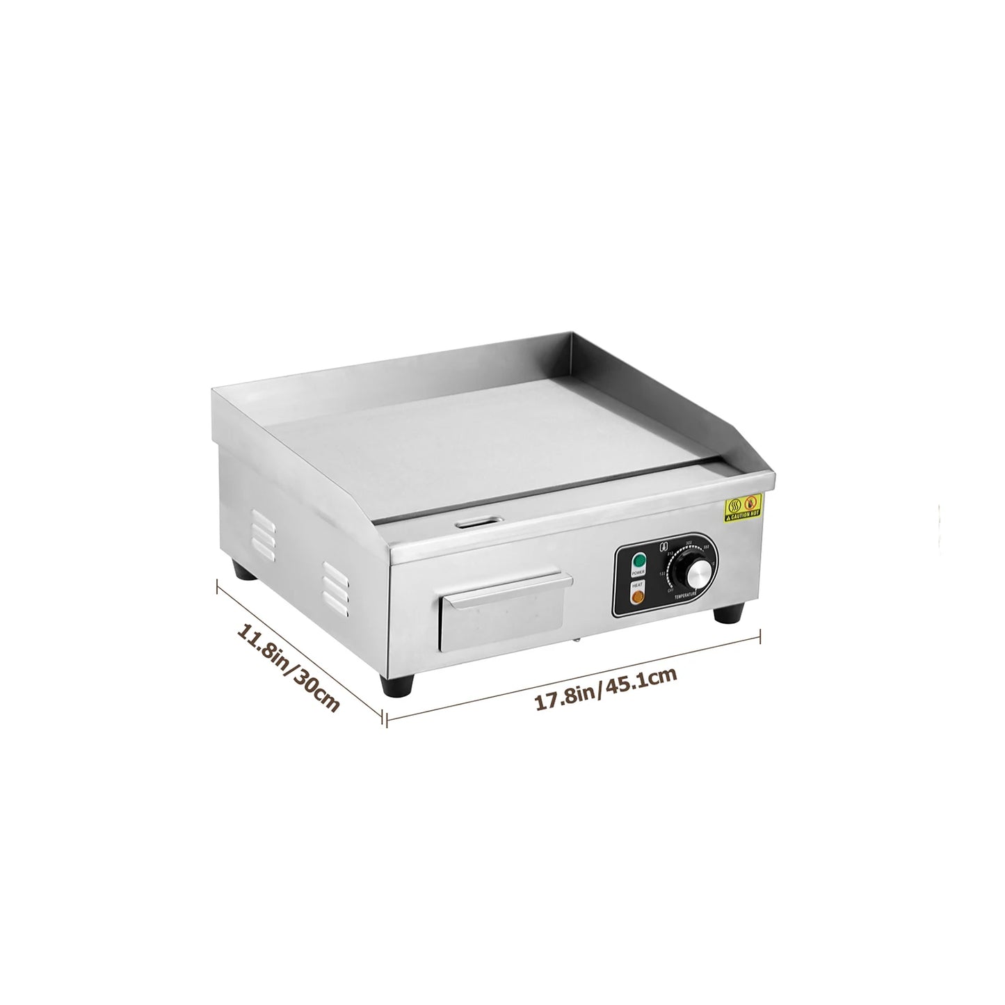 HiMISS Electric Griddle Outdoor Cooking With Adjustable Temperature