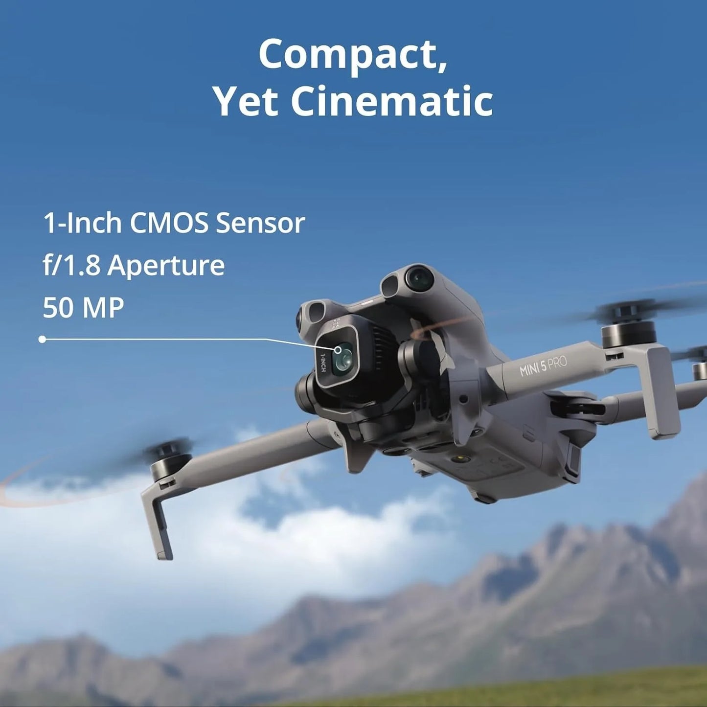 DJI Mini 5 Pro 4K Drone With Omnidirectional Obstacle Sensing
