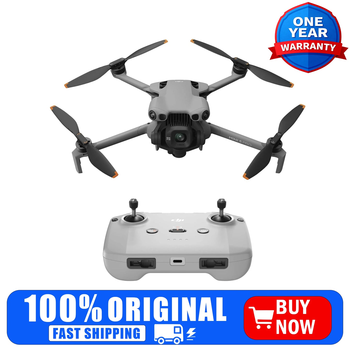DJI Mini 5 Pro 4K Drone With Omnidirectional Obstacle Sensing