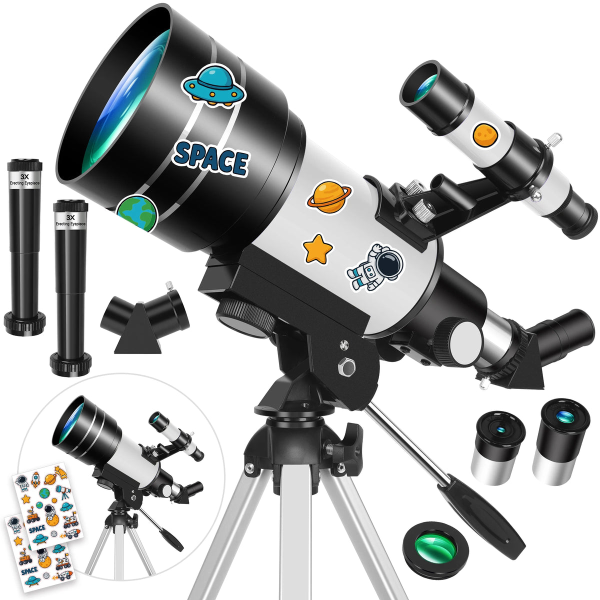 Astronomical Telescope for Beginners and Nature Observation