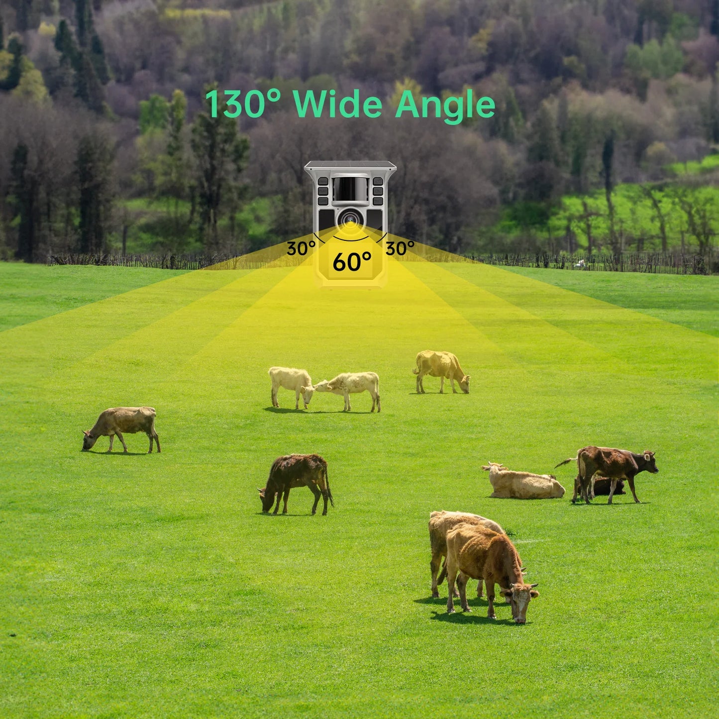 4K Solar Trail Camera 48MP WiFi Night Vision Motion Activated