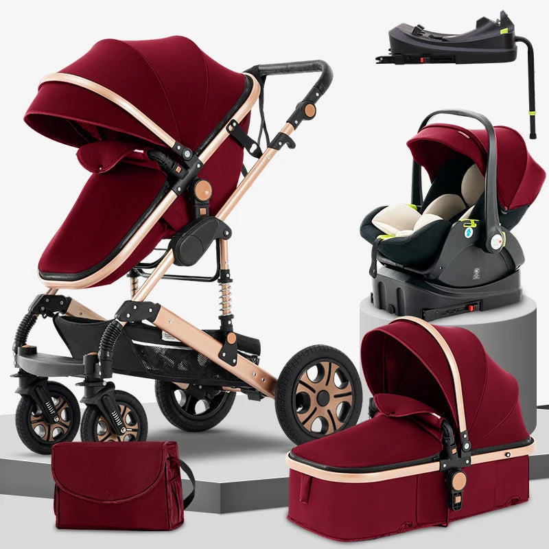SteAnny Baby Travel System 3in1 Stroller With Isofix Base