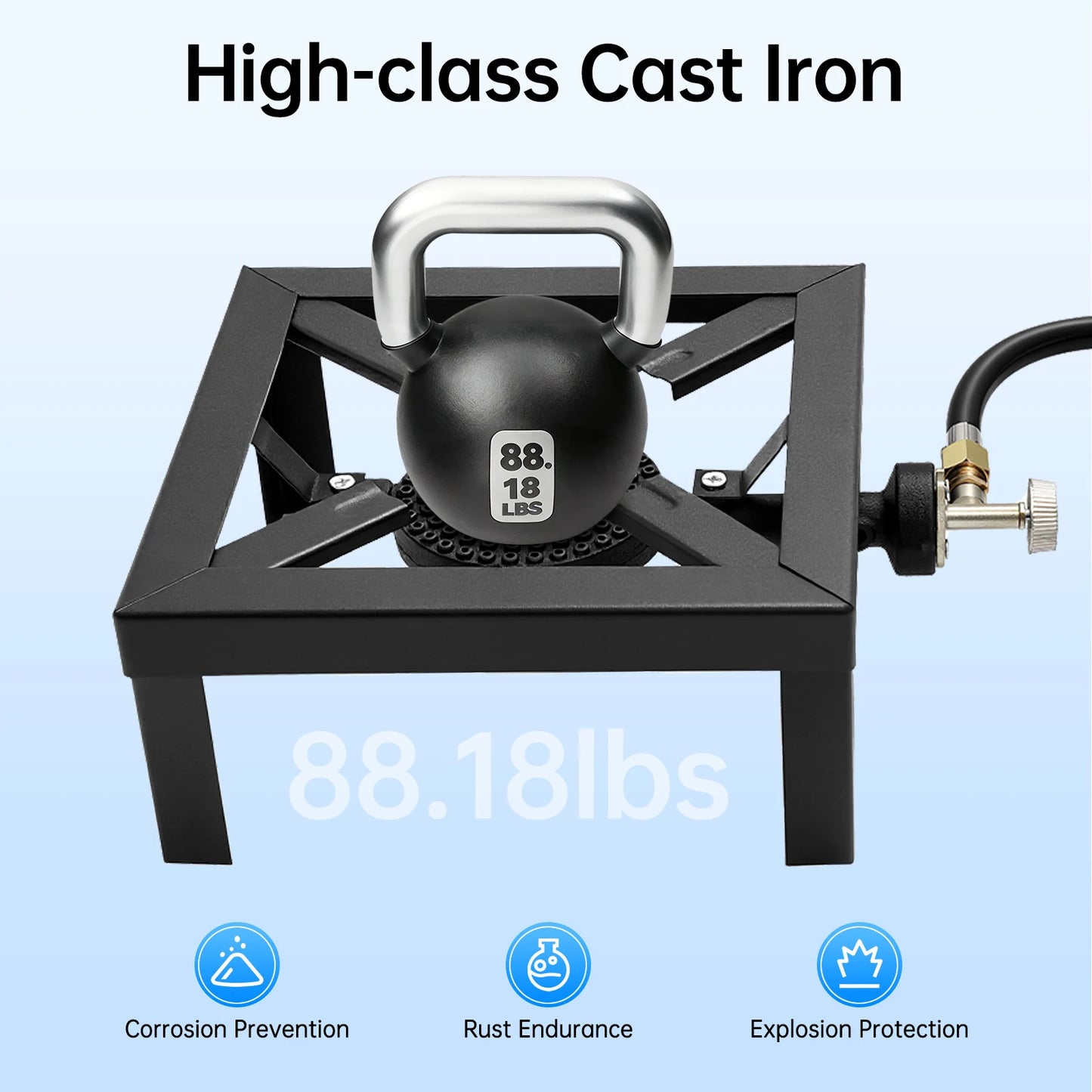 Portable Single Burner Outdoor Gas Stove Propane Cooker
