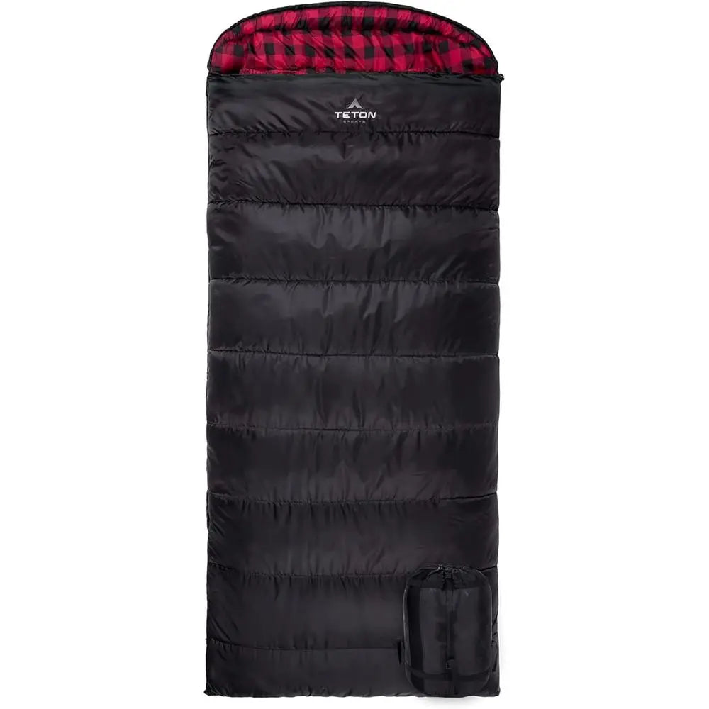 Family Cold Weather Sleeping Bag For Camping With Compression Sack