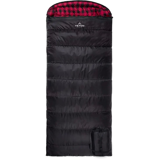 Family Cold Weather Sleeping Bag For Camping With Compression Sack