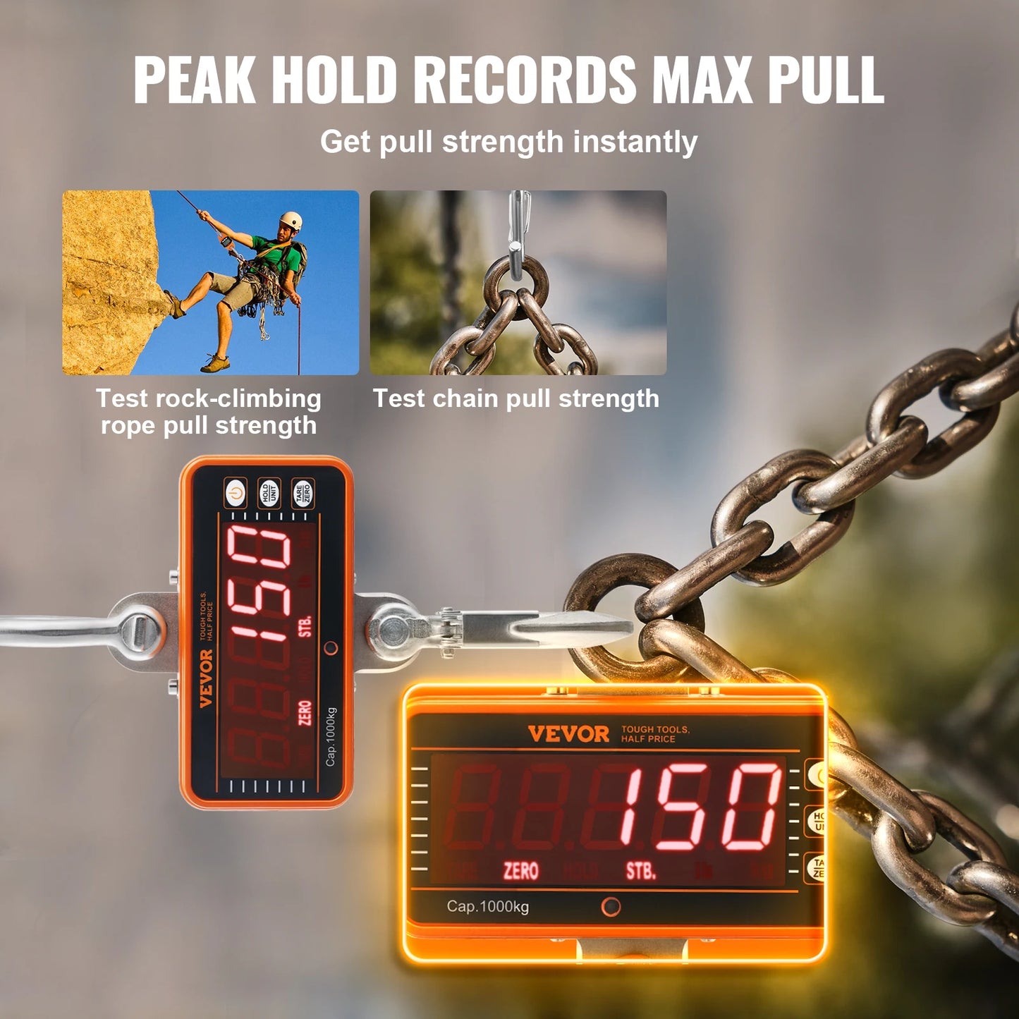 SucceBuy Digital Crane Scale With Remote And LED Display