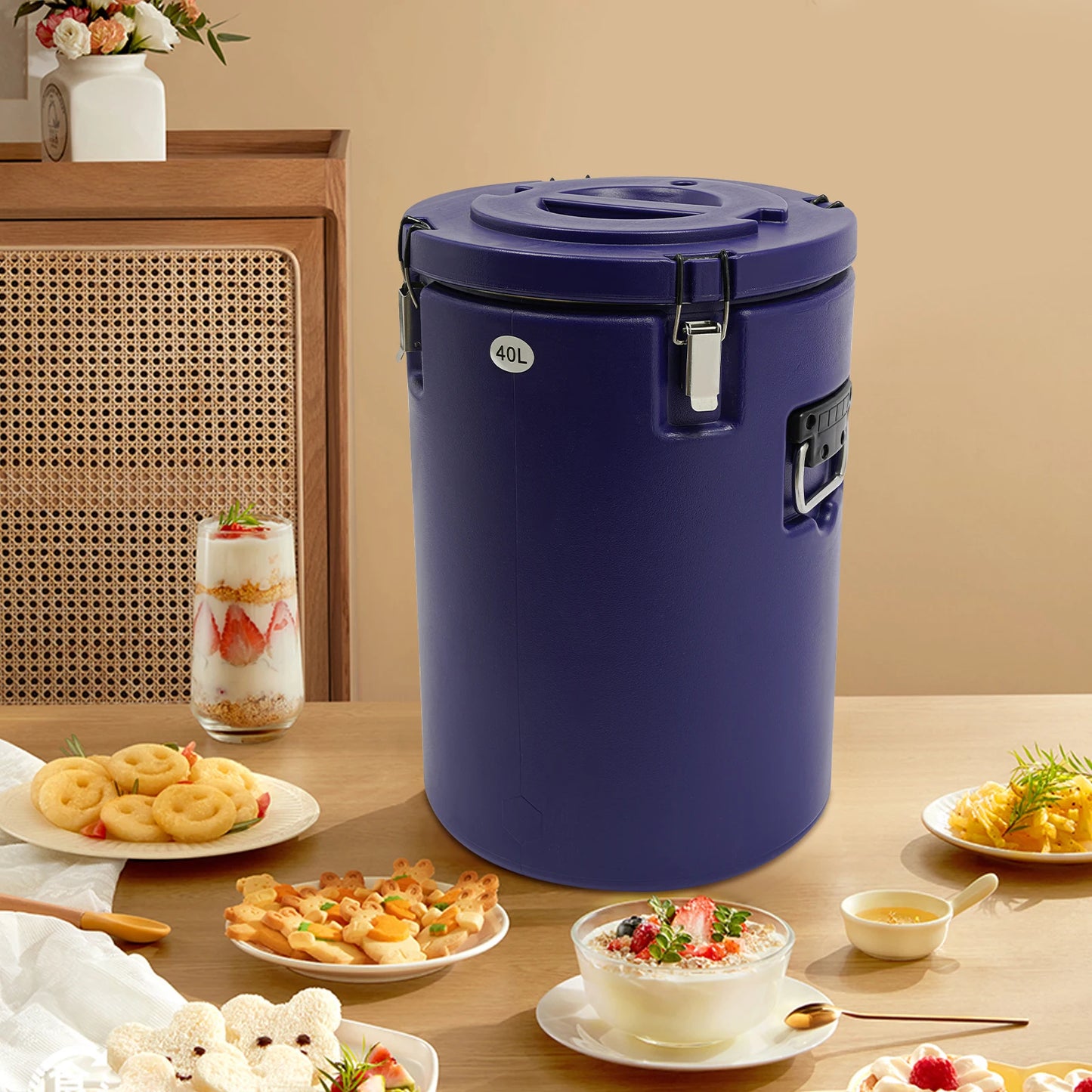 Bymaocar Stainless Steel Insulated Soup Container For Parties