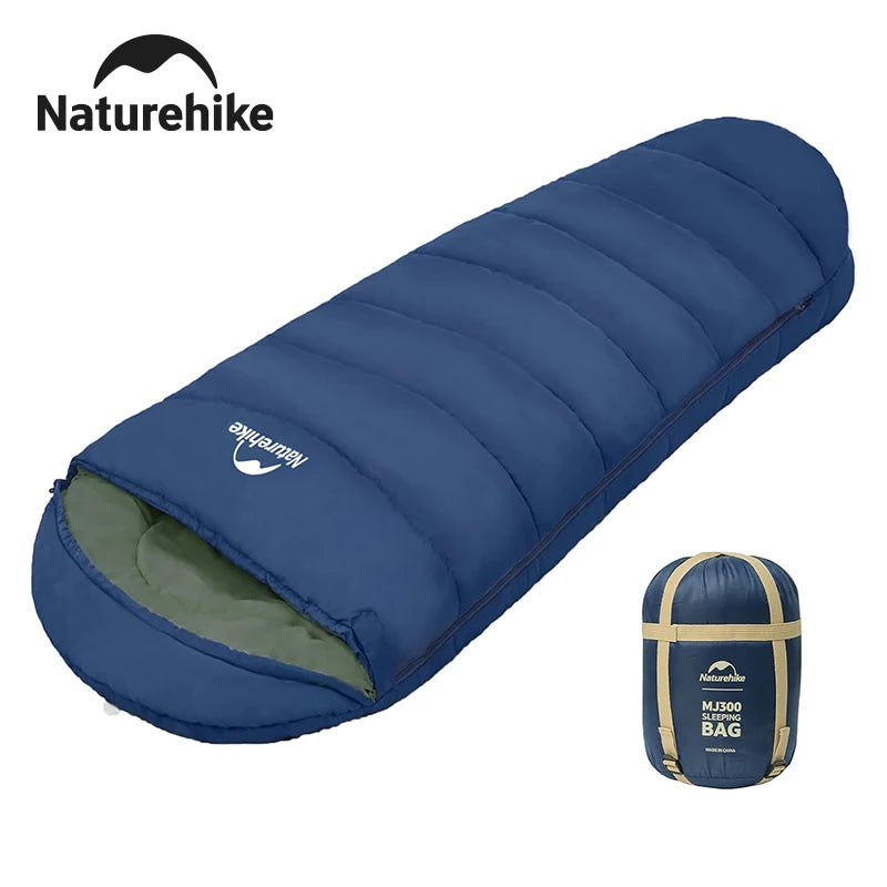Naturehike MJ300 Mummy Sleeping Bag Polyester Winter Camping Adult