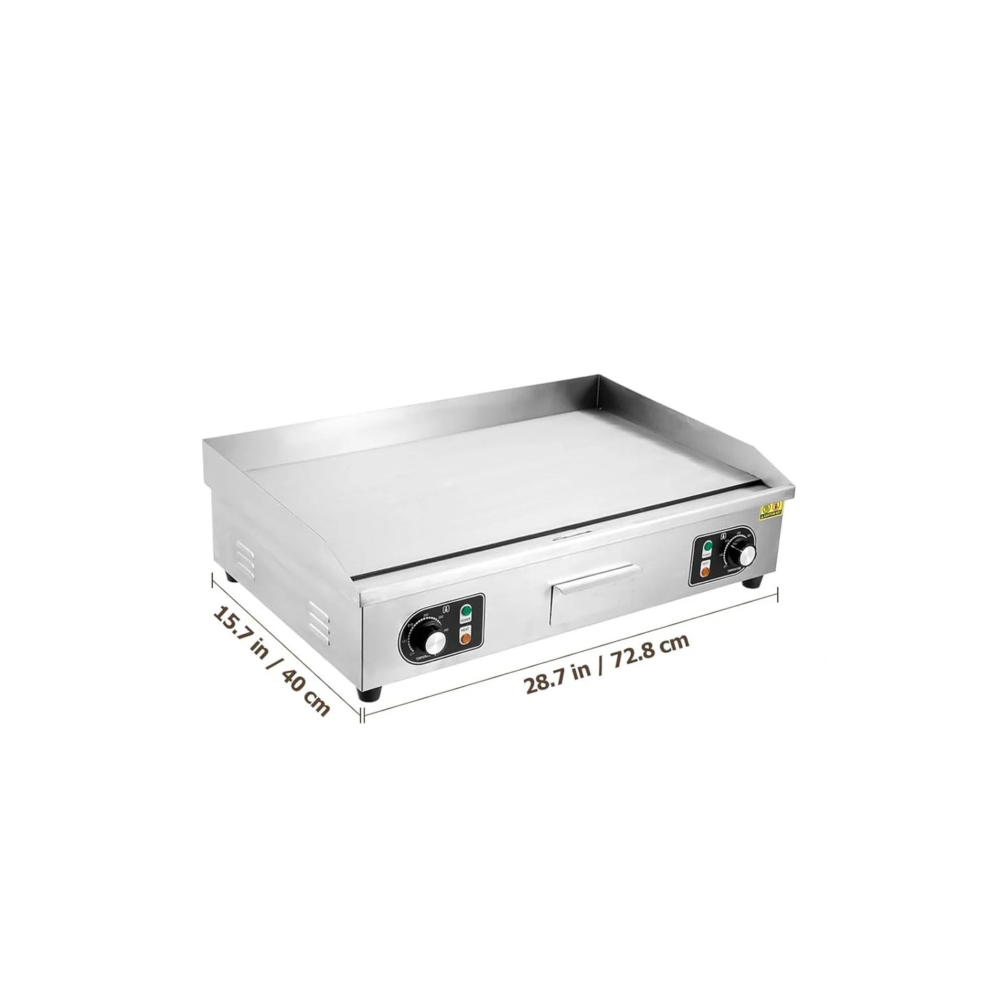 HiMISS Electric Griddle Outdoor Cooking With Adjustable Temperature