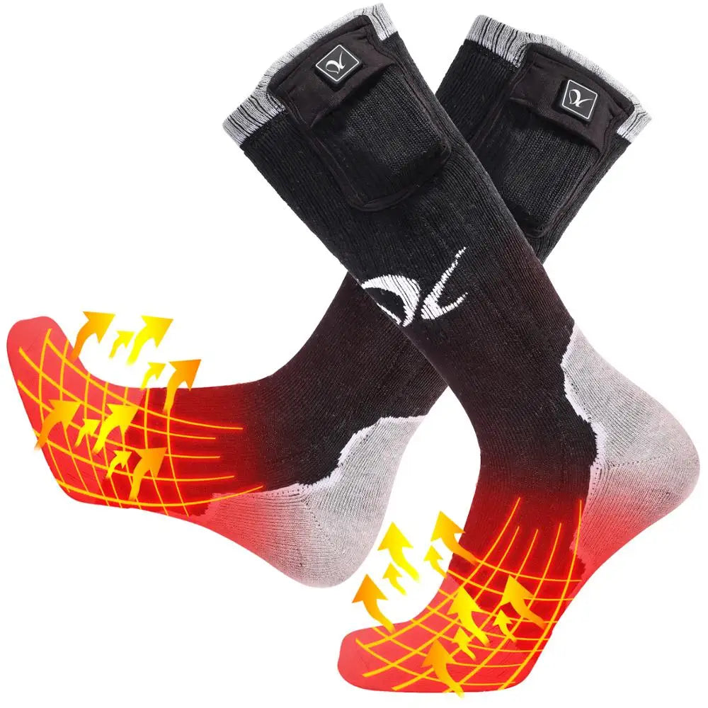 Savior Rechargeable Heated Socks For Winter Outdoor Activities