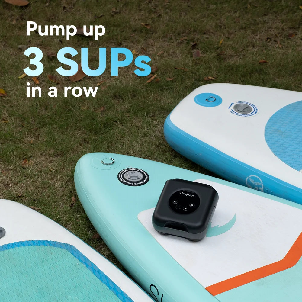 Electric Rechargeable SUP Pump Paddle Boards Kayaks Mattress 20 PSI