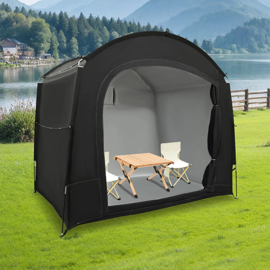 Bymaocar Waterproof Bike Storage Tent For 3-4 Bikes