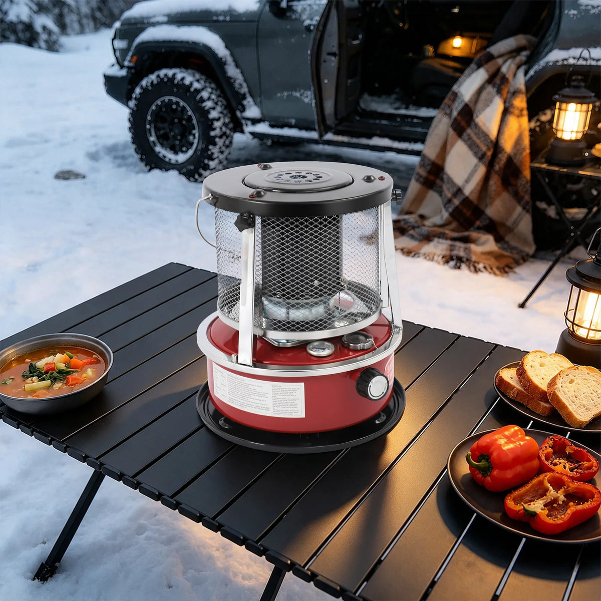 Portable Indoor Outdoor Kerosene Heater for Camping and Home Use