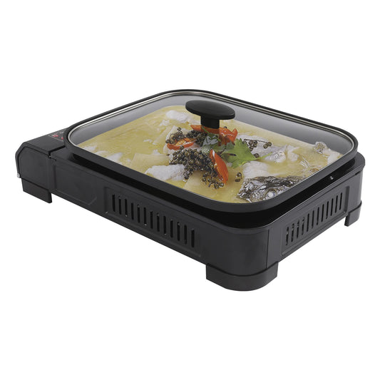 Outdoor Portable Butane Camping Stove With Grill Pan And Lid