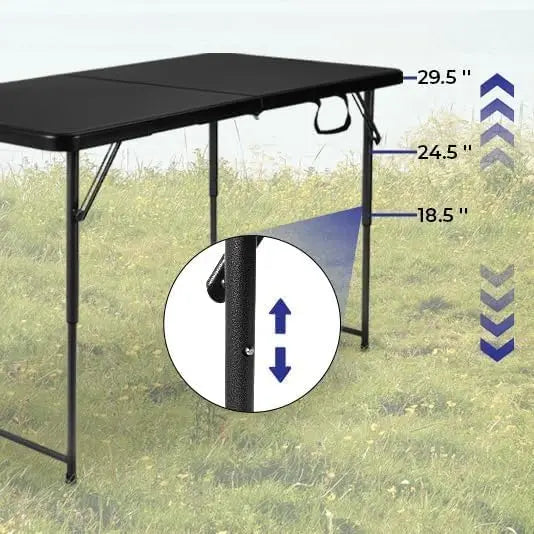 Studyset Heavy Duty Folding Table 300 Lb Capacity Outdoor