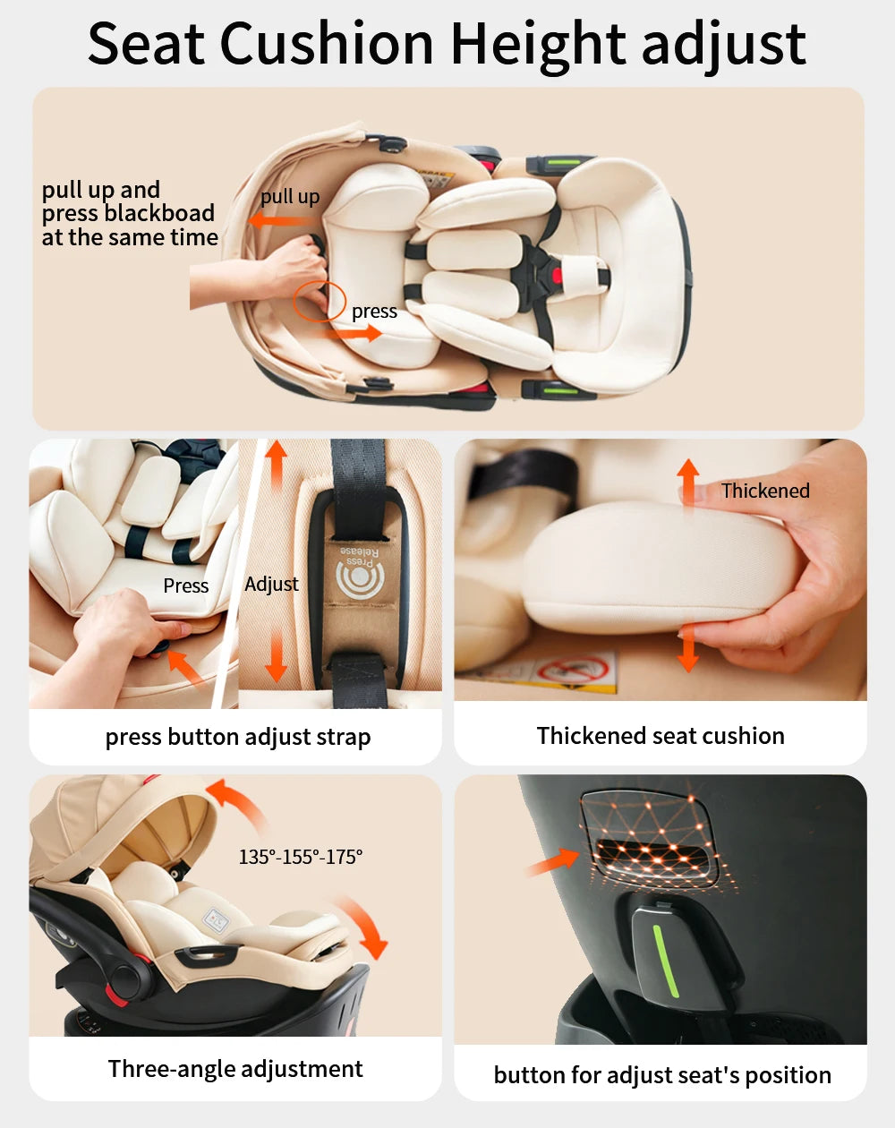 SteAnny Baby Travel System 3in1 Stroller With Isofix Base