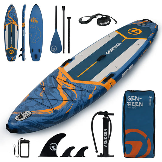 Quashley Inflatable Stand Up Paddle Board For Water Sports