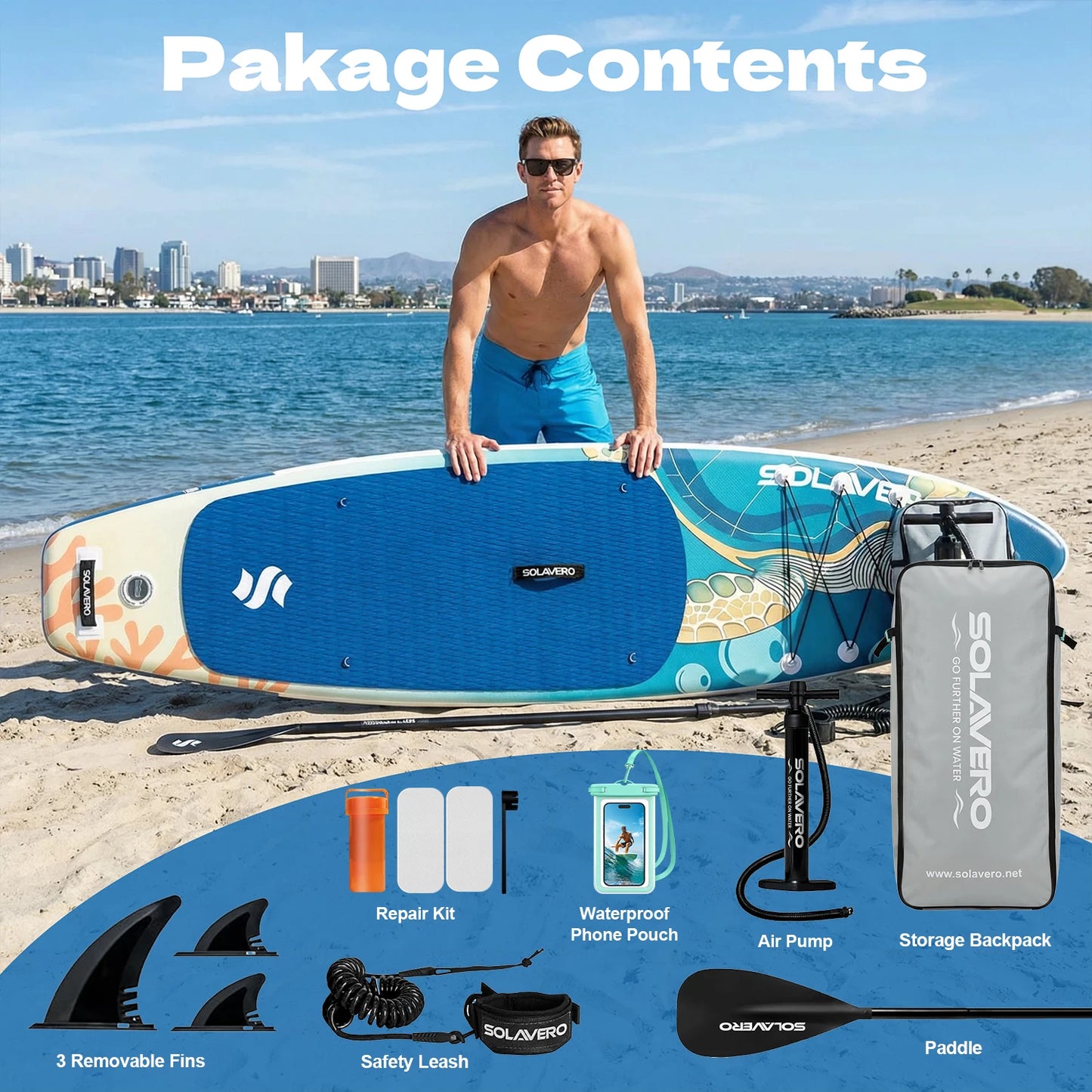 Nebmaax Inflatable Stand Up Paddle Board With Premium Accessories