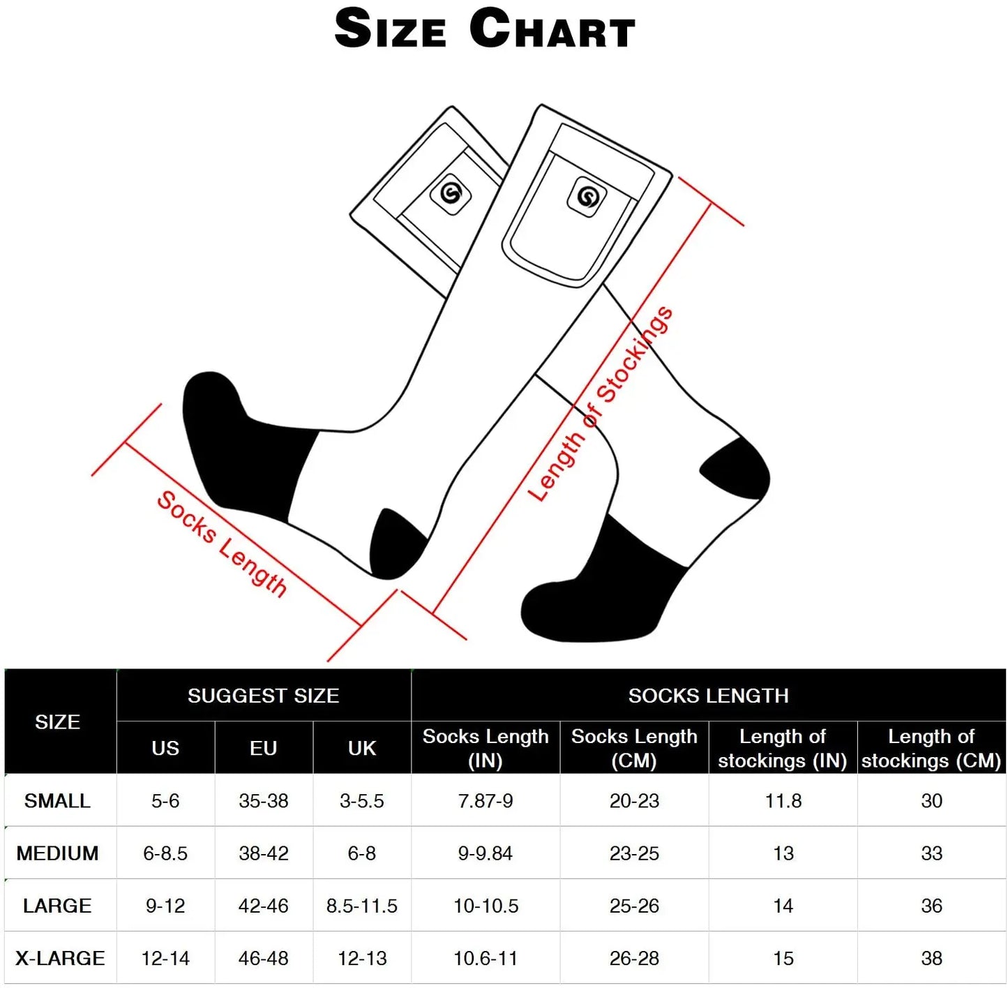 Savior Rechargeable Heated Socks For Winter Outdoor Activities