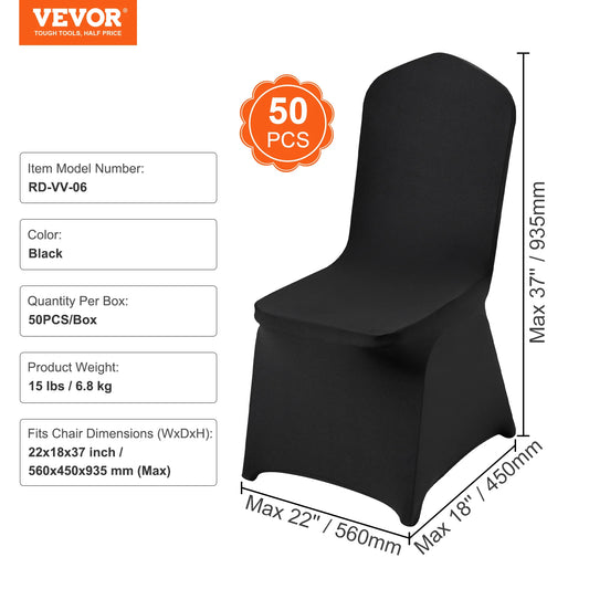 SucceBuy Stretch Chair Covers for Weddings Parties and Events