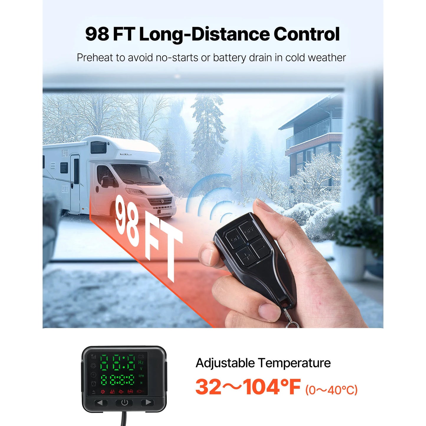 SucceBuy Diesel Parking Heater With Remote Control And Digital Display