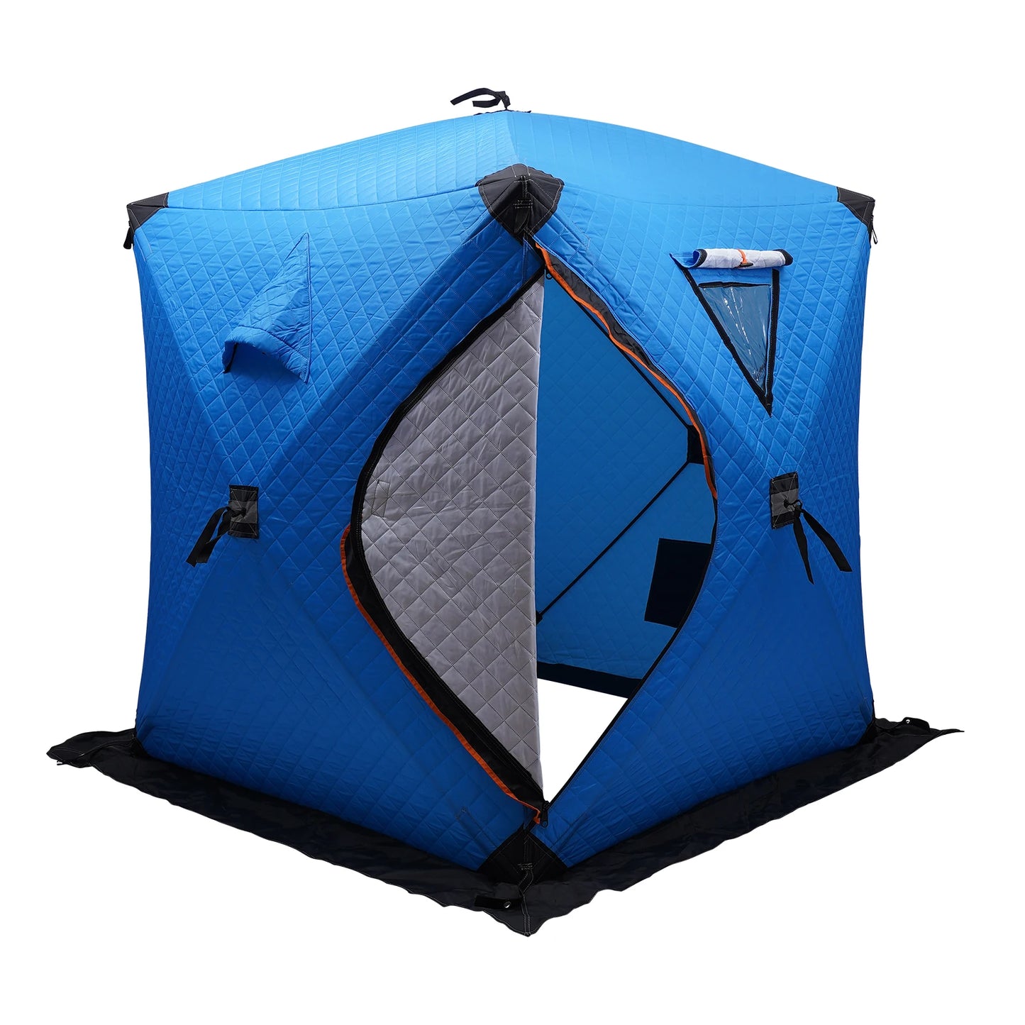 Bymaocar Ice Fishing Tent Thermal Shelter With Dual Zipper Windproof