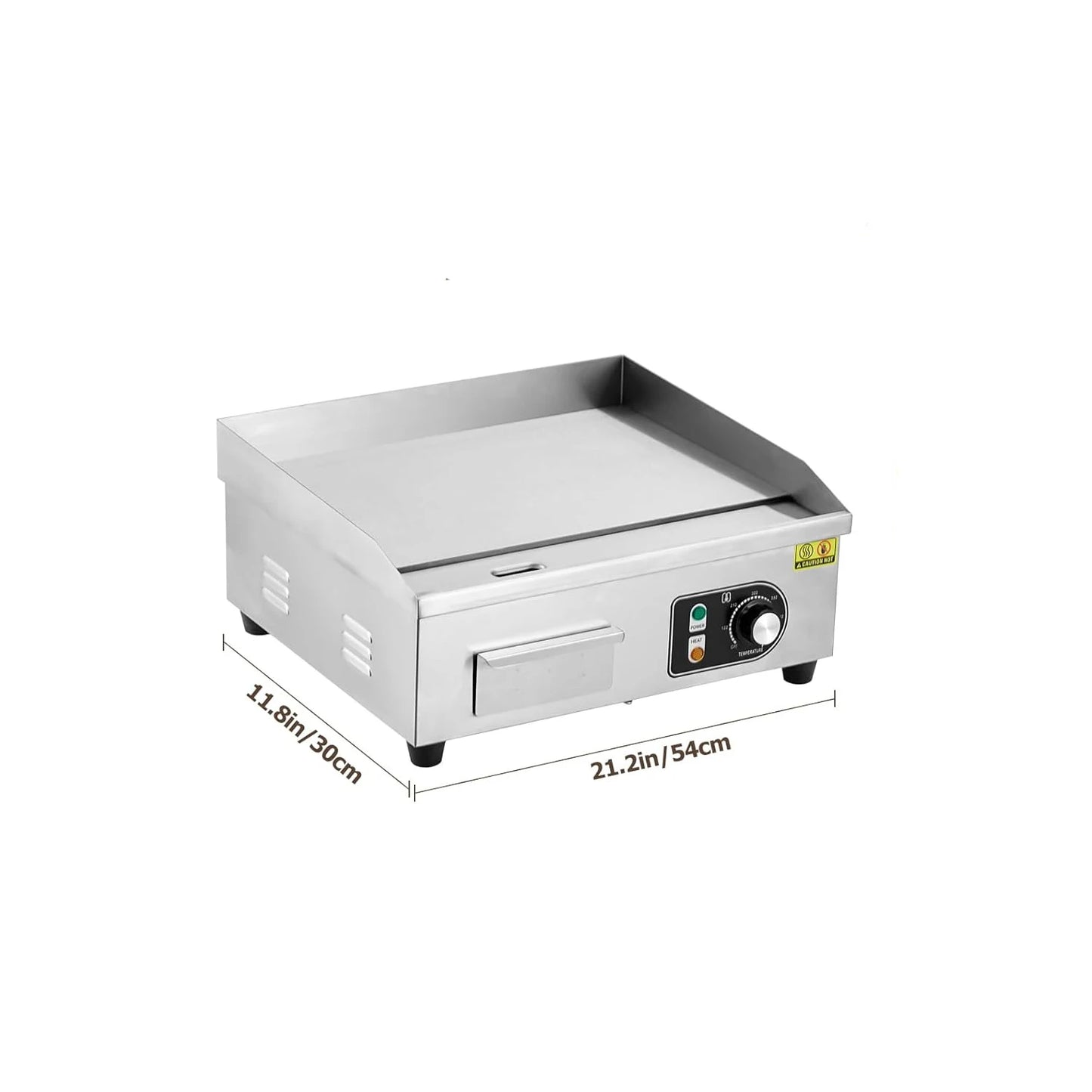 HiMISS Electric Griddle Outdoor Cooking With Adjustable Temperature
