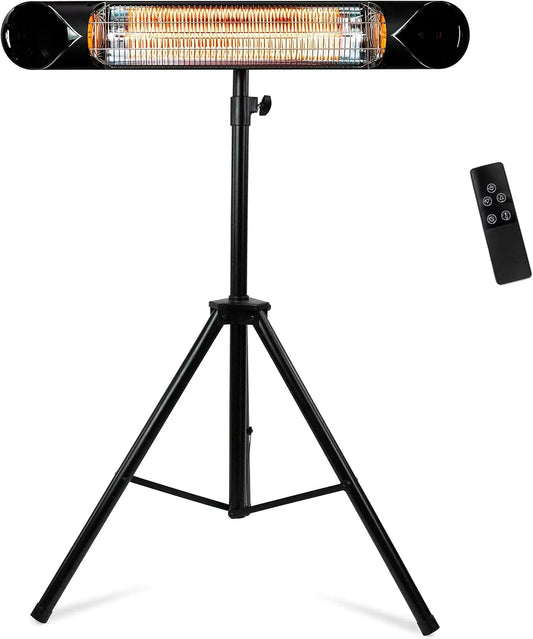 Infrared Electric Patio Heater 1500W For Indoor And Outdoor Use