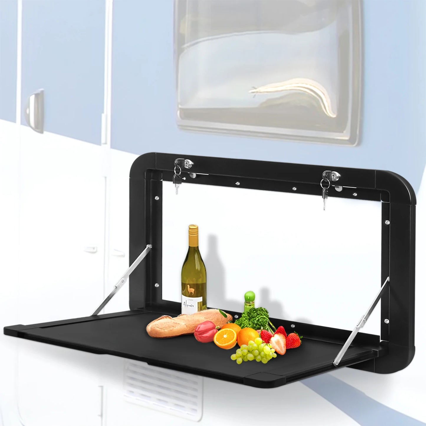 Wall Mounted Folding Table With Locking Switch For RV