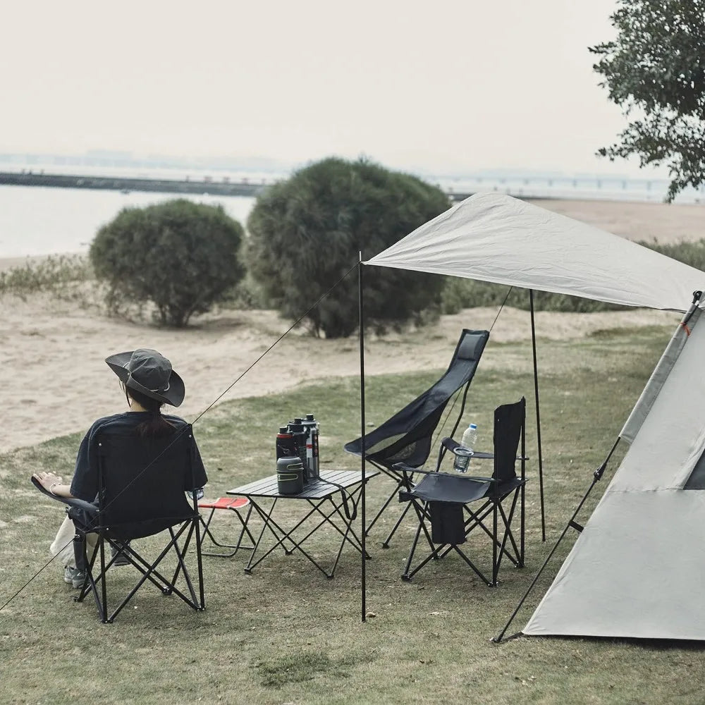 XIUWO Lightweight Folding Camp Chair for Beach and Patio