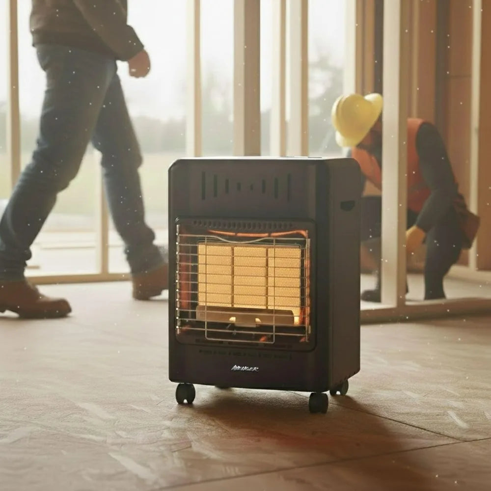 Avenger 18000 BTU Portable Propane Cabinet Heater Radiant Model 22BFA00