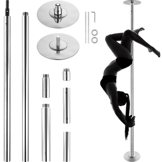 SucceBuy Professional Dancing Pole Kit Heavy Duty Stainless Steel