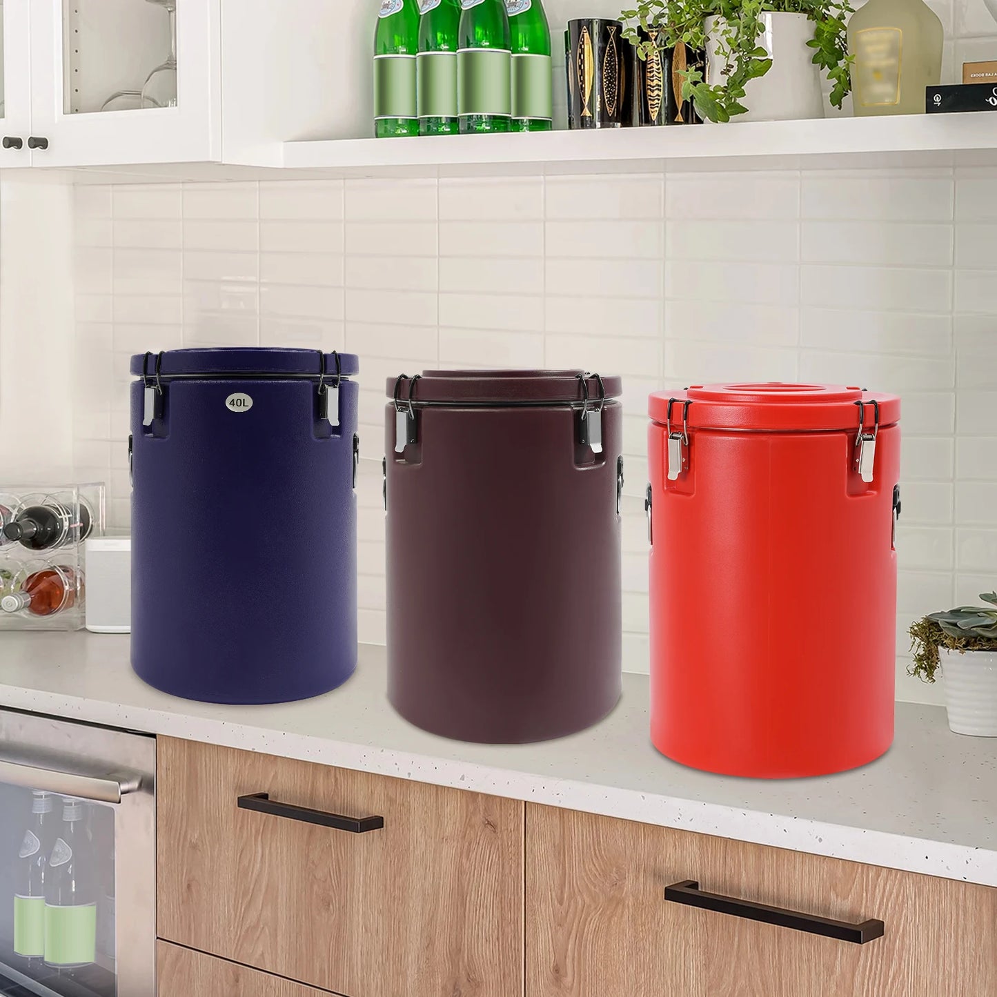 Bymaocar Stainless Steel Insulated Soup Container For Parties