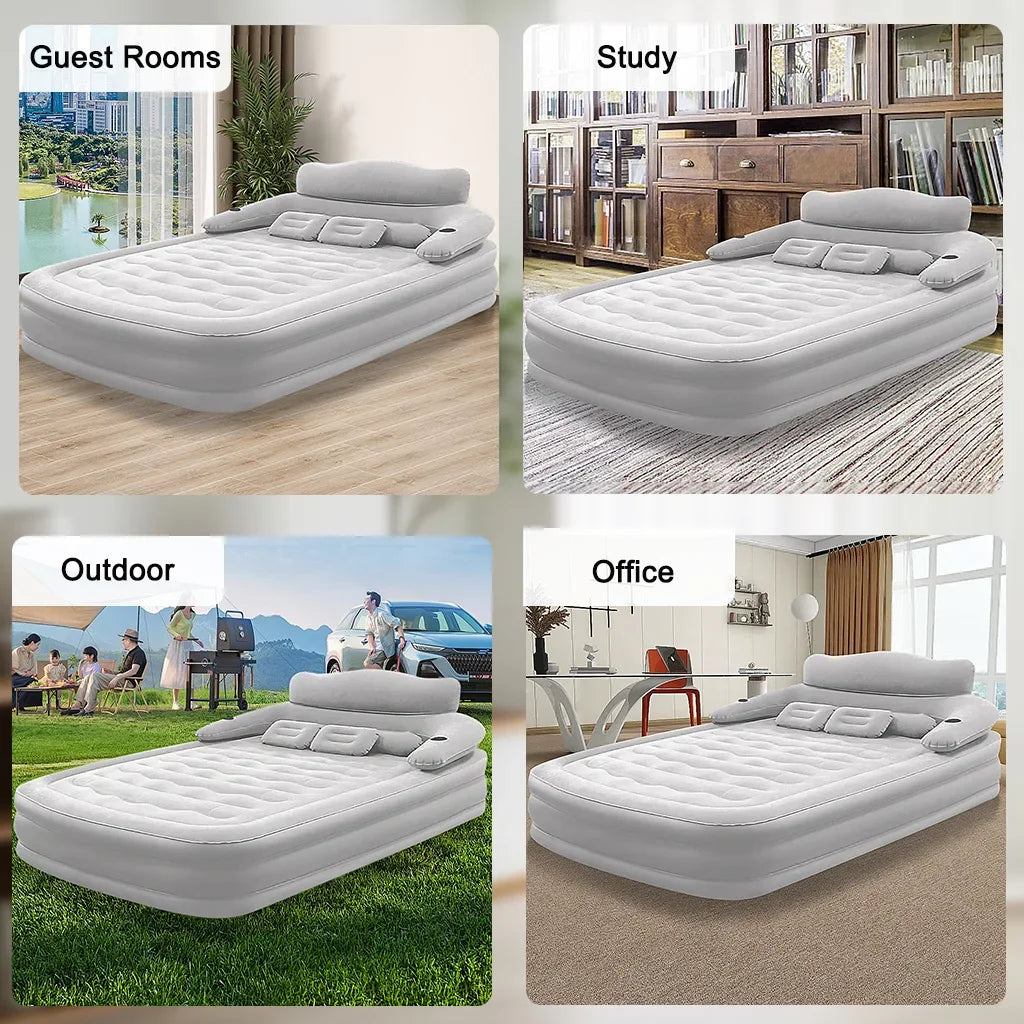 Thickened Automatic Inflatable Camping Mattress With Built In Pump