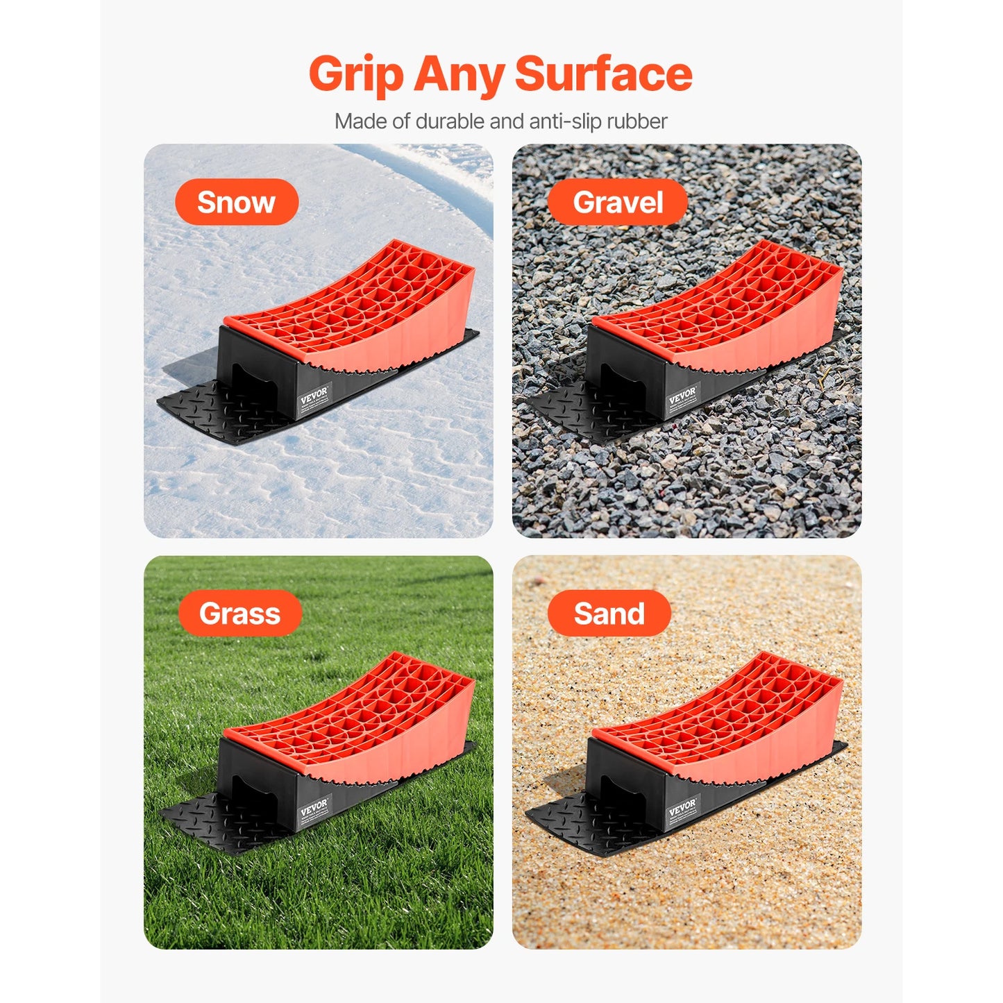 SucceBuy Camper Levelers Kit For RVs With Anti Slip Mat