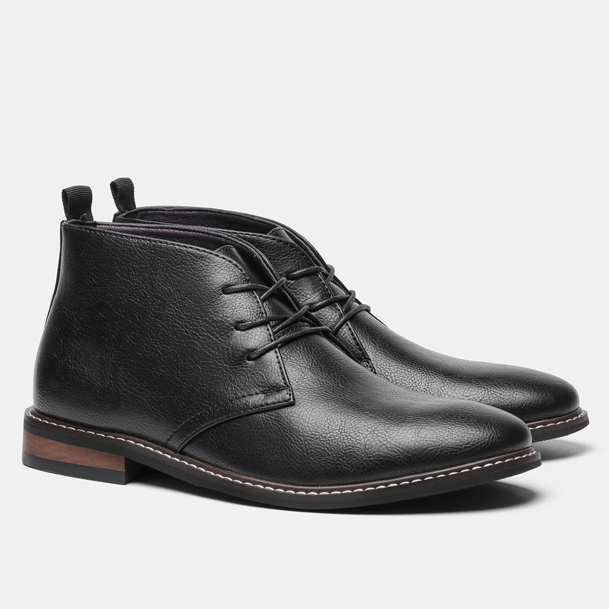 Hecrafted Men's Suede Chukka Desert Boots Casual Lace Up