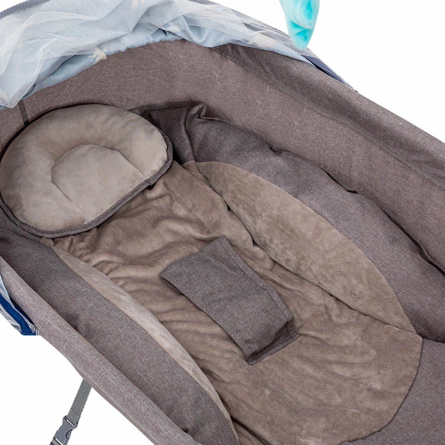 Bymaocar Electric Baby Cradle Swing With Remote Control 5 Speeds