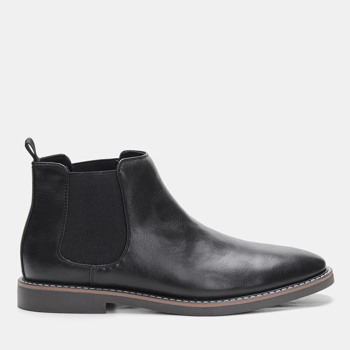 Hecrafted Mens Chelsea Ankle Boots With Elastic Comfort Fit