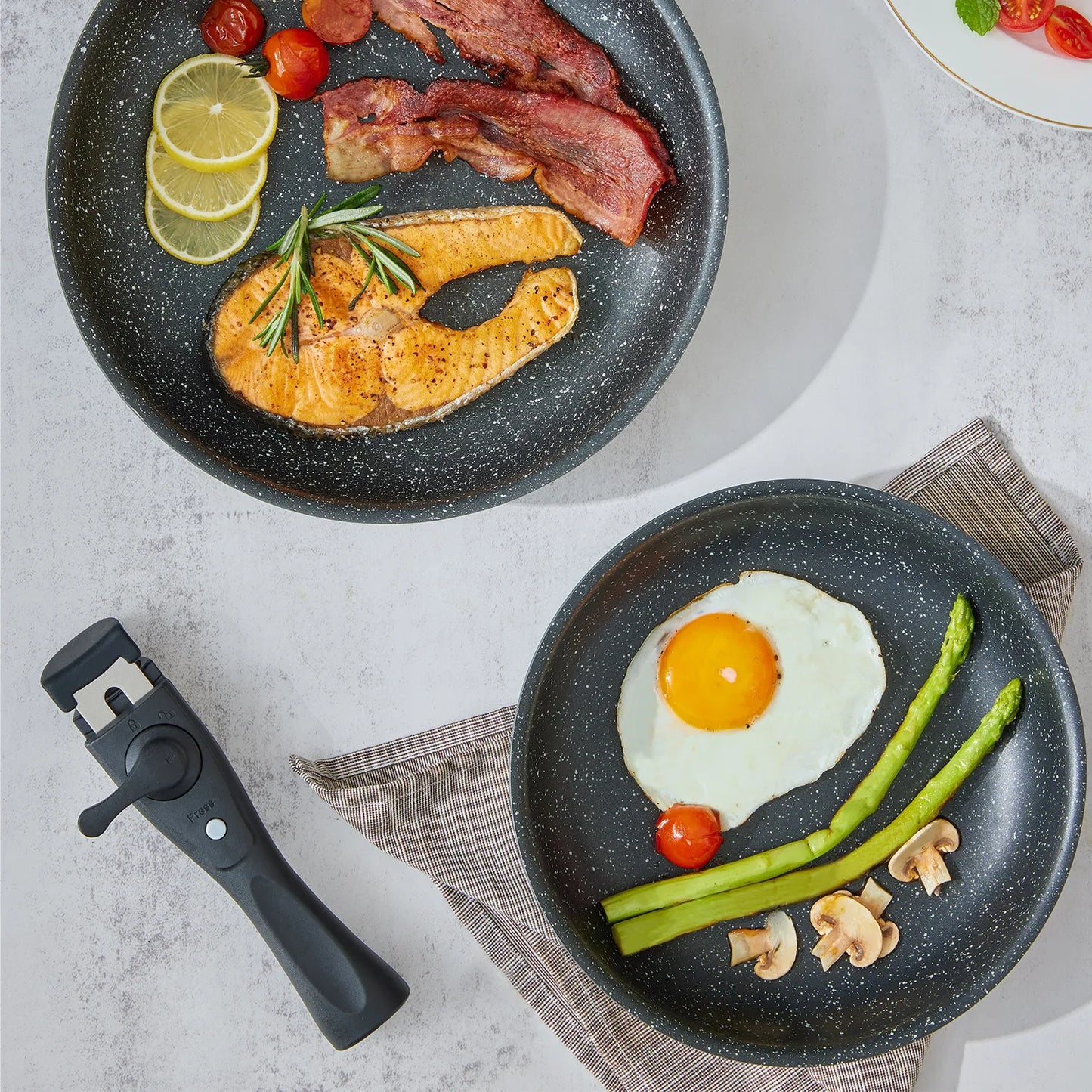 Induction Cookware Set, 10-Piece Nonstick Pots And Pans