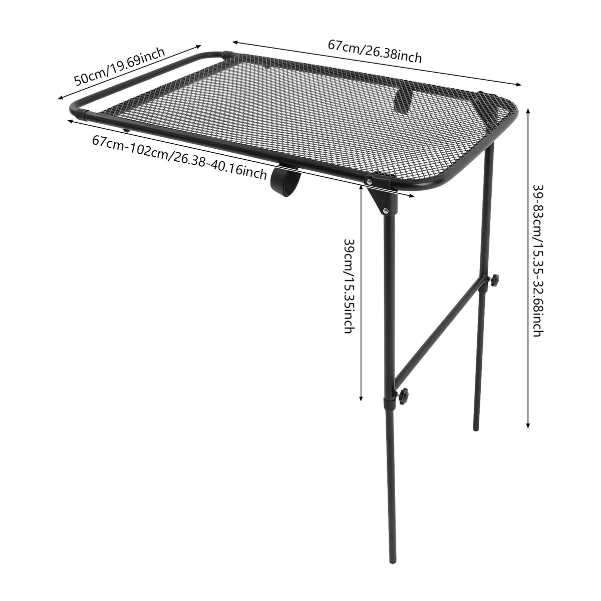 Foldable Tire Mounted Camping Table for SUV Overlanding Adventures
