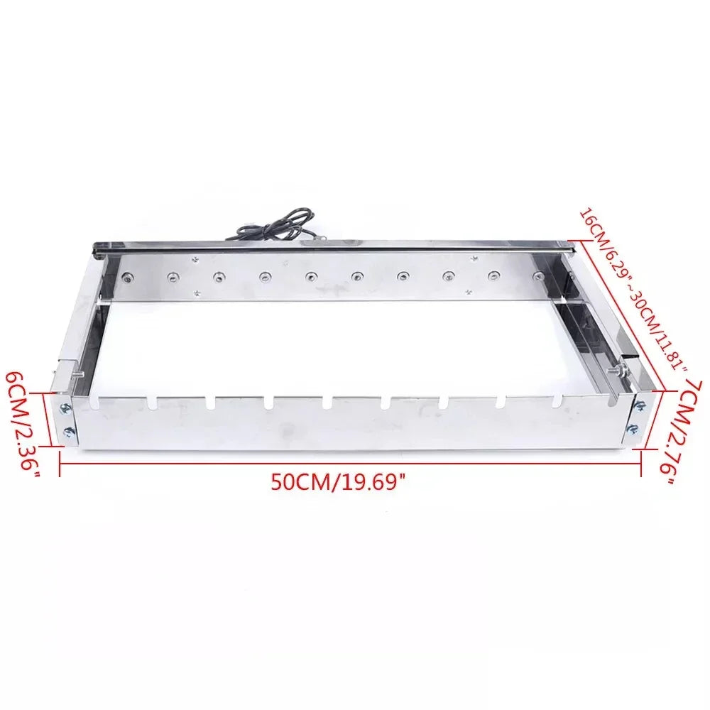 Rotisserie BBQ Grill With Automatic Flipping Skewers