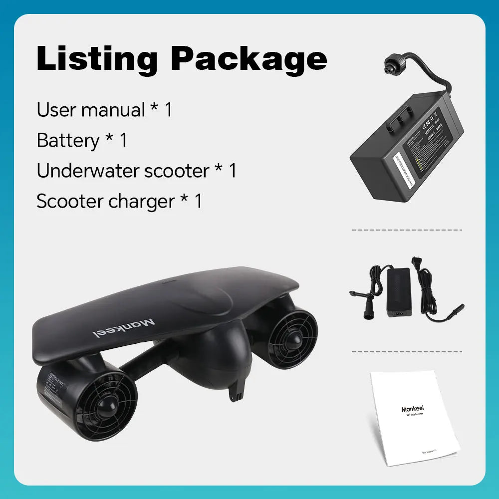 Mankeel W7 Electric Underwater Sea Scooter For Diving