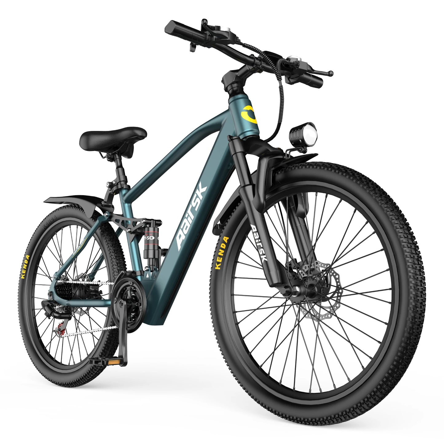 EOEOTWO Electric Mountain Bike 1500W Peak Motor 34MPH