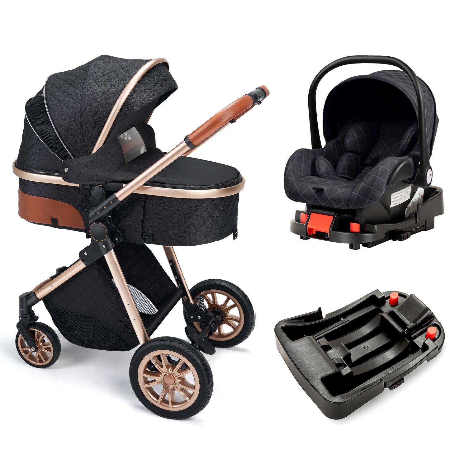 3 In 1 Baby Stroller Pram Pushchair For Newborn Baby