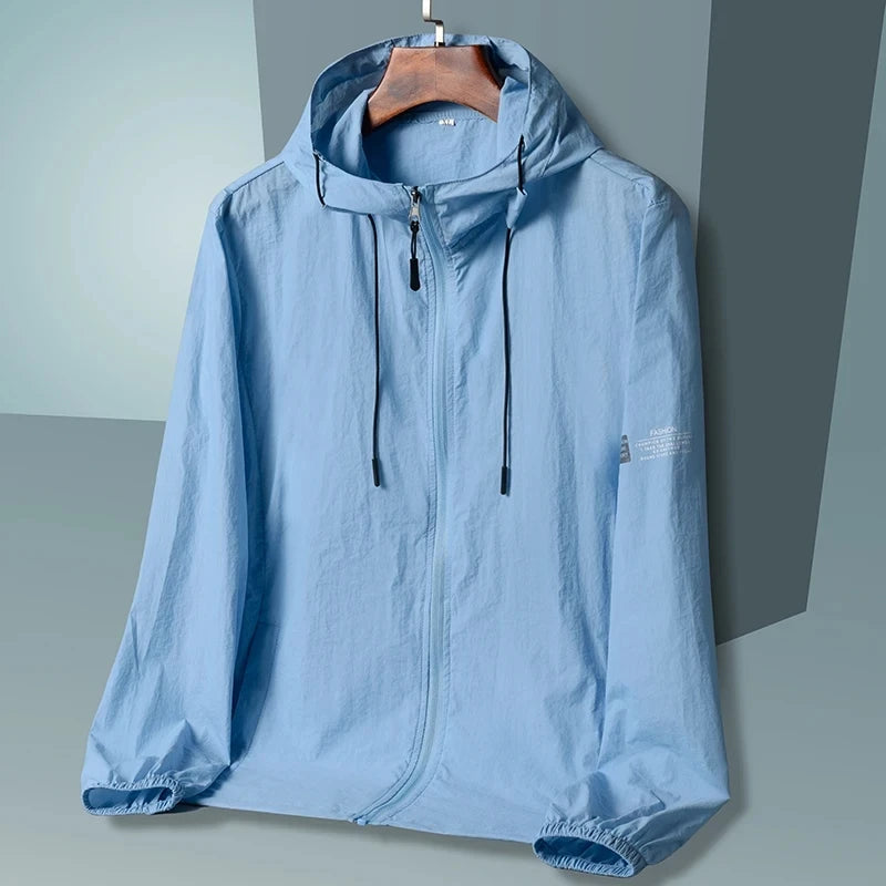 Sun Protection Lightweight Breathable Men UV Outerwear for Summer