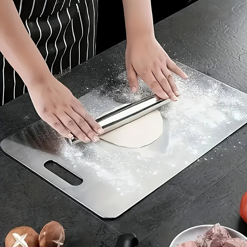 Stainless Steel 3 Piece Cutting Board Set BPA Free