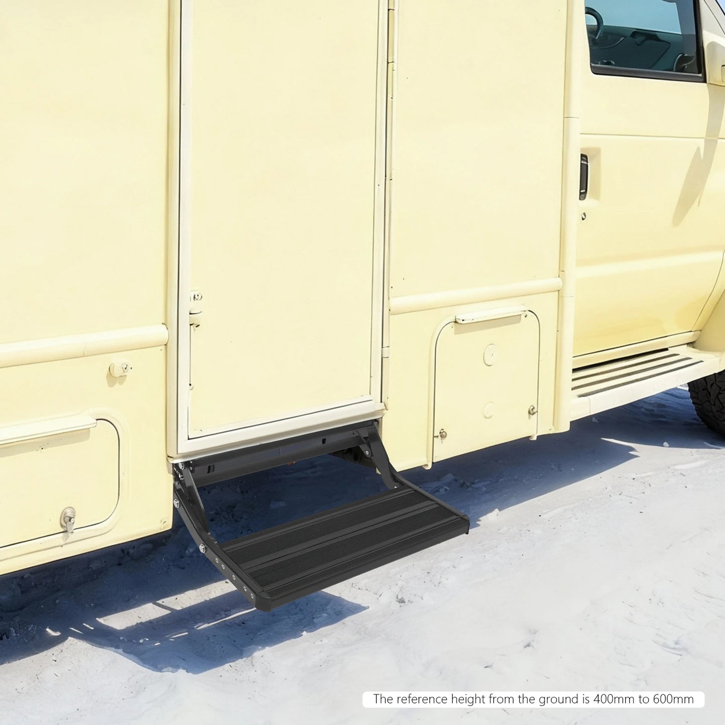 Bymaocar RV Aluminum Alloy Running Board Folding Drop Step