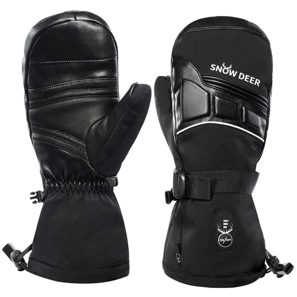 Savior Heat Rechargeable Electric Heated Winter Gloves Windproof Waterproof