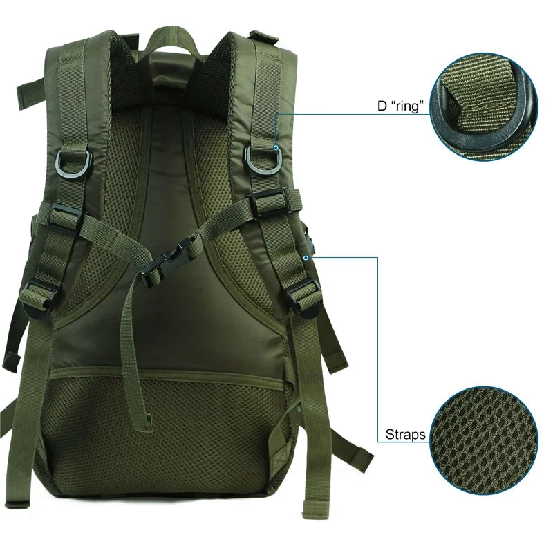 LQARMY Lightweight Hiking Backpack For Trekking And Camping Trips